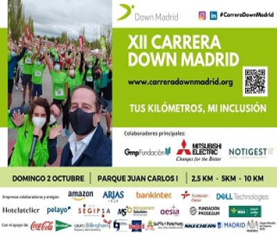 Cartel de la XII Carrera Down Madrid