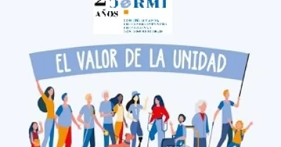 Banner de CERMI donde se destaca el lema "El Valor de la Unidad"