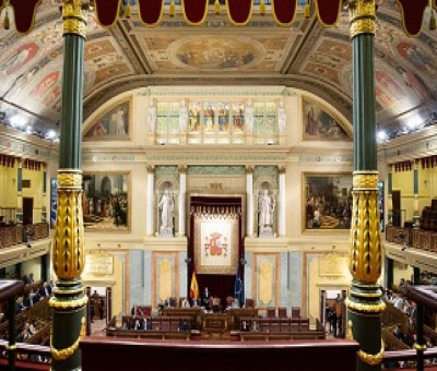Vista del Hemiciclo del Congreso (Fuente: Congreso de los Diputados)