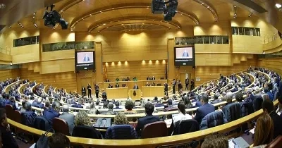 Un momento del Pleno del Congreso reunido en el Senado (Fuente: Congreso)