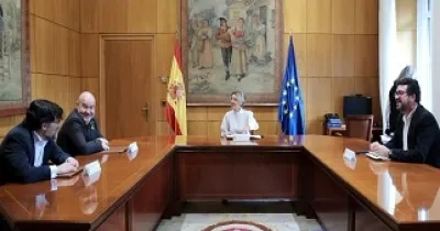 Yolanda Díaz, en la reunión sobre las bonificaciones al empleo (Fuente: Ministerio de Trabajo)