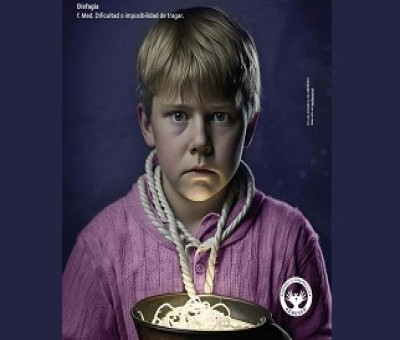 Cartel de la campaña ‘Ilumina tu comida’ de la Asociación de Pacientes de Esofagitis Eosinofílica - Aedeseo (Fuente: Aedeseo)