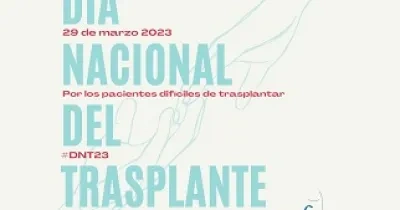 Cartel del Día Nacional del Trasplante de la ONT y UTXs