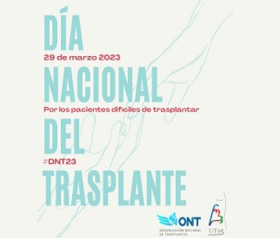 Cartel del Día Nacional del Trasplante de la ONT y UTXs