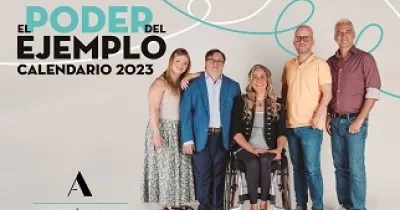 Banner y portada del calendario 2023 de Fundación Adecco para promover la inclusión laboral