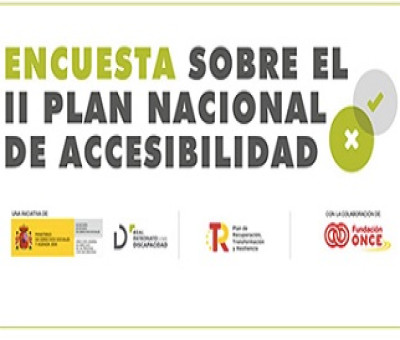 Banner de la encuesta sobre el II Plan Nacional de Accesibilidad