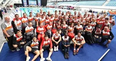 Equipo completo de natación de España que ha participado en el Mundial de Manchester (Fuente: Comité Paralímpico Español)