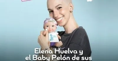 Banner de la presentación del Baby Pelón diseñado por Elena Huelva para la Fundación Juegaterapia