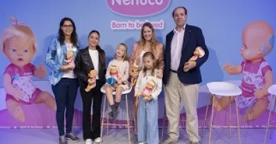 Momento de la presentación de los nuevos Nenuco de FAMOSA, con todos los asistentes (Fuente: FAMOSA)