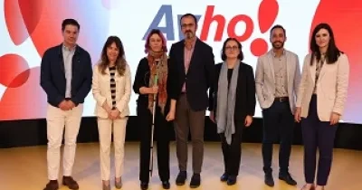 Momento de la presentación de Ayho!, con todos los asistentes (Fuente: Samsung)