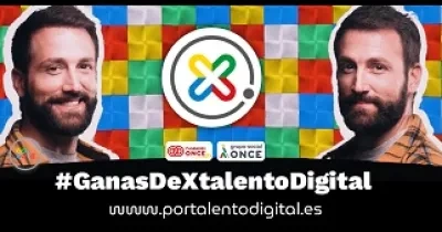 Banner de la campaña ‘#GanasdeXTalentoDigital’ (Fuente: Fundación ONCE)
