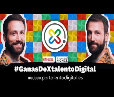 Banner de la campaña ‘#GanasdeXTalentoDigital’ (Fuente: Fundación ONCE)