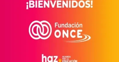Banner de la adhesión de Fundación ONCE a HAZ, Alianza por la Educación
