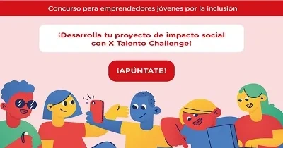 Banner informativo del concurso X Talento Challenge de Fundación ONCE (fuente: Fundación ONCE)