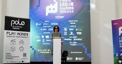 Momento de la intervención de la representante de Fundación ONCE en la presentación del evento, Lourdes González Perea (Fuente: Fundación ONCE)