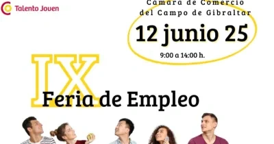 Cartel de la feria de empleo