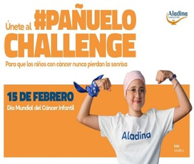 Iciar, protagonista de la campaña del 'Pañuelo Challenge' (Fuente: Fundación Aladina)