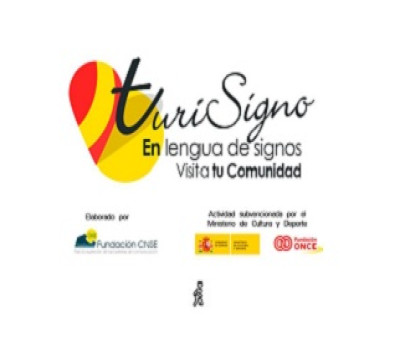Banner con el logotipo de la Web ‘TuriSigno’ de la Fundación CNSE