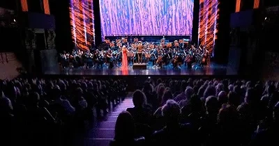Plano general de un momento del Concierto Benéfico de Navidad de la Fundación Cofares