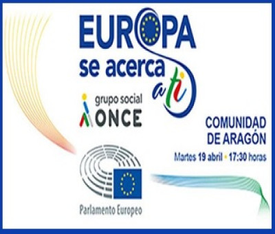 Banner del seminario ‘Europa se acerca a ti’ en la Comunidad de Aragón