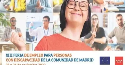 Banner de la XIII Feria de Empleo para Personas con Discapacidad de la Comunidad de Madrid