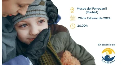 cartel oficial de la II Cena Benéfica de la Fundación Luz Solidaria