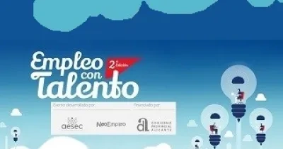 Banner de la II edición de la Feria online, EMPLEO CON TALENTO