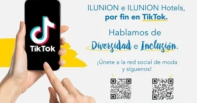 Banner del estreno de ILUNION e ILUNION Hotels en TikTok (Fuente: ILUNION)