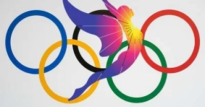 Uno de los logotipos presentados para los Juegos Olímpicos y Paralímpicos de Los Ángeles 2028