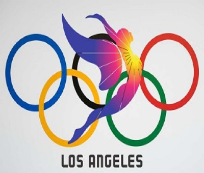 Uno de los logotipos de los Juegos Olímpicos y Paralímpicos de Los Ángeles 2028