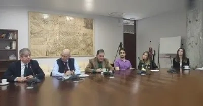 Momento de la presentación de la Cátedra Extraordinaria de Investigación sobre Juego Responsable y su Comunicación de la ONCE y la UCM (Fuente: Servimedia)