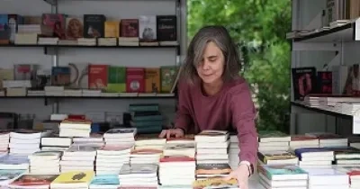 Un estand en la Feria del Libro (Fuente: Feria del Libro)