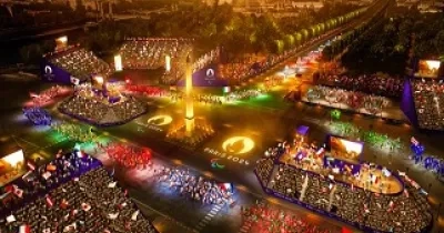 Simulación de cómo será la inauguación de los Juegos Olímpicos y Paralímpicos de París 2024 (Fuente: Comité Paralímpico Internacional)