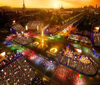 Simulación de cómo será la inauguación de los Juegos Olímpicos y Paralímpicos de París 2024 (Fuente: Comité Paralímpico Internacional)