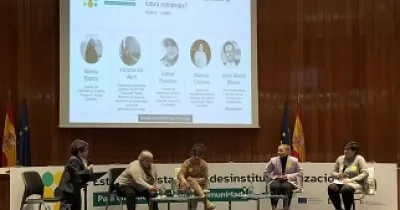 Un momento del encuentro ‘Estrategia estatal de desinstitucionalización: por una buena vida en la comunidad’ (Fuente: Plena inclusión)