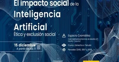 Banner de la jornada de Predif «El impacto social de la inteligencia artificial: ética y exclusión social»