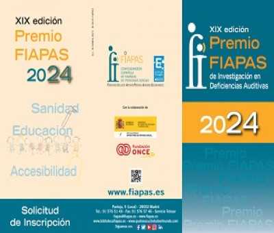 Banner del Premio FIAPAS de Investigación en deficiencias auditivas 2024