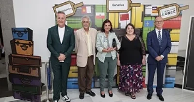 Galardonados con los Premios Solidarios Grupo Social ONCE Canarias 2023 (Fuente: ONCE)