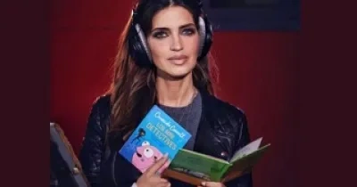 Fotografía del programa Happy Meal Readers de McDonald´s, con Sara Carbonero que da voz a estos libros infantiles