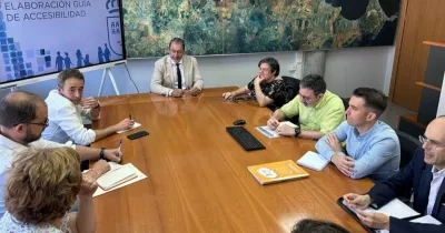 Reunión en el marco de diseño y elaboración de la guía de accesibilidad