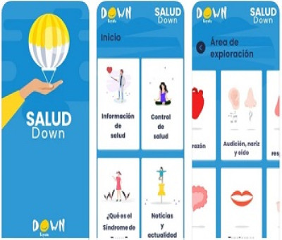 Banner sobre la App Salud Down para las personas con Síndrome de Down