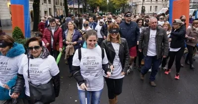 Carerra de Cascabeles que organizó el pasado año ONCE Euskadi