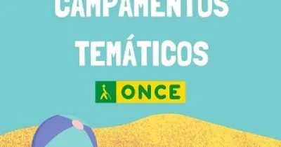 Banner de los Campamentos inclusivos temáticos de la ONCE