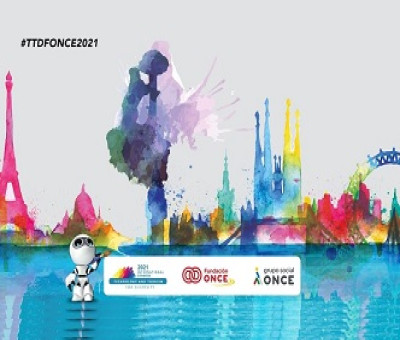 Banner del IV Congreso Internacional de Tecnología y Turismo para la Diversidad de Fundación ONCE