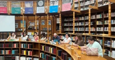 Asistentes al taller de escritura y lectura braille celebrado en Albacete