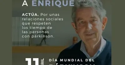 Cartel de la campaña ‘Dame mi tiempo’ por el Día Mundial del Párkinson (Fuente: Federación Española de Párkinson)