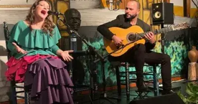 La cantaora Rocío Belén Cuesta, galardonada con uno de los premios de la VIII Bienal Flamenca de la ONCE
