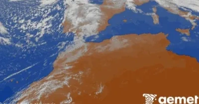 Mapa de borrascas en España de AEMET