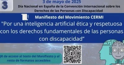 Cartel del Cermi para informar del manifiesto