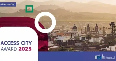 Cartel del evento "Access City Award 2025"
